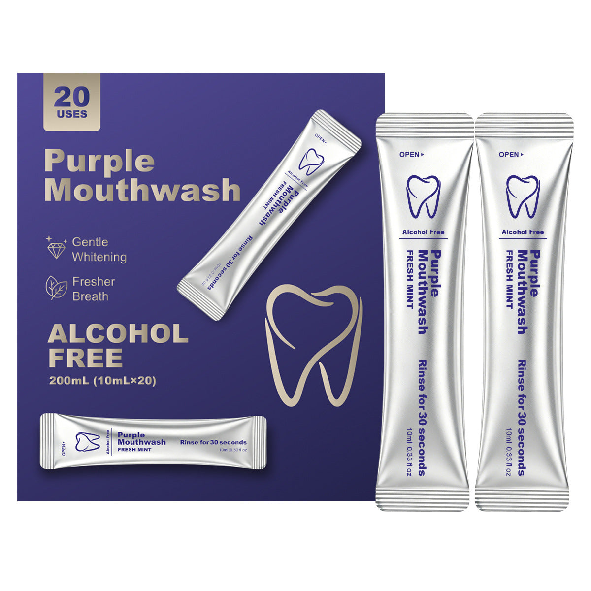 SmileLab™ Purple Mouthwash for Teeth Whitening