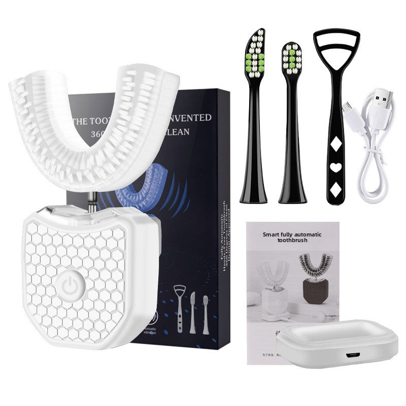 SmileLab™ adult U-shaped electric toothbrush Sonic whitening waterproof soft bristle braces